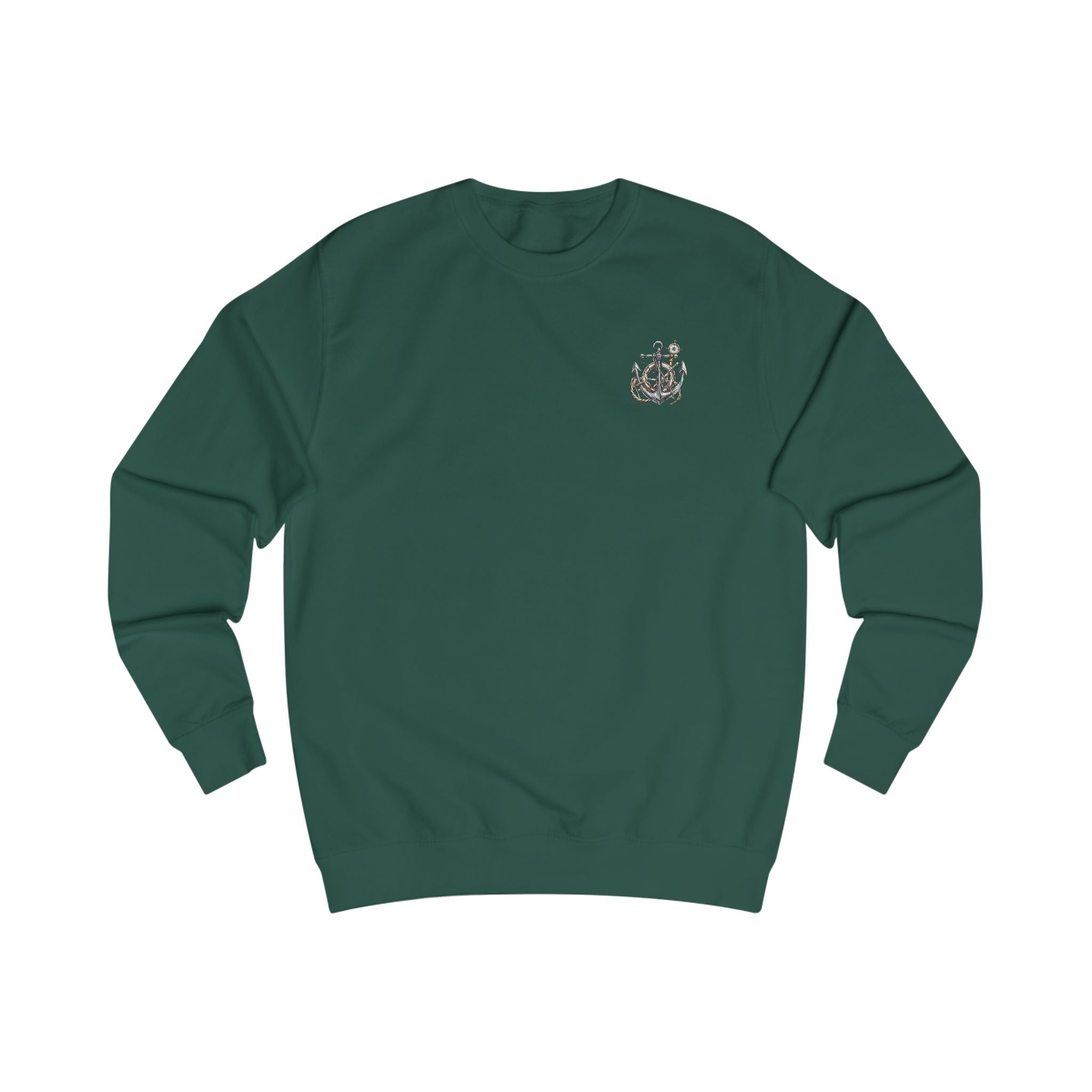 Nautical Compass Sweatshirt — Vintage Maritime Crewneck