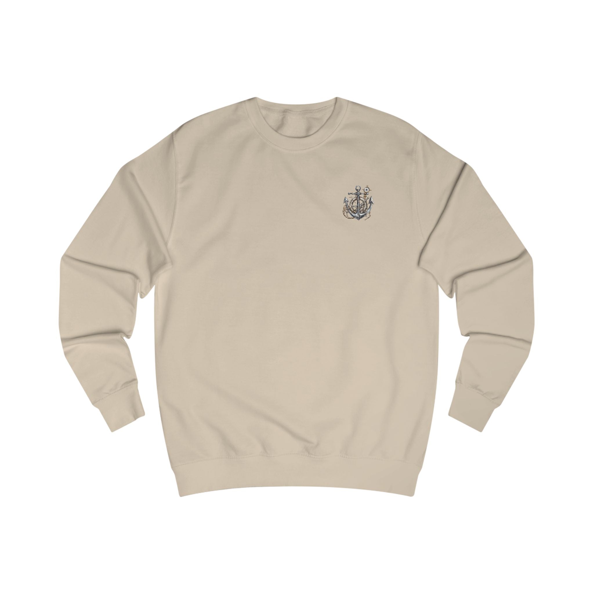 Nautical Compass Sweatshirt — Vintage Maritime Crewneck