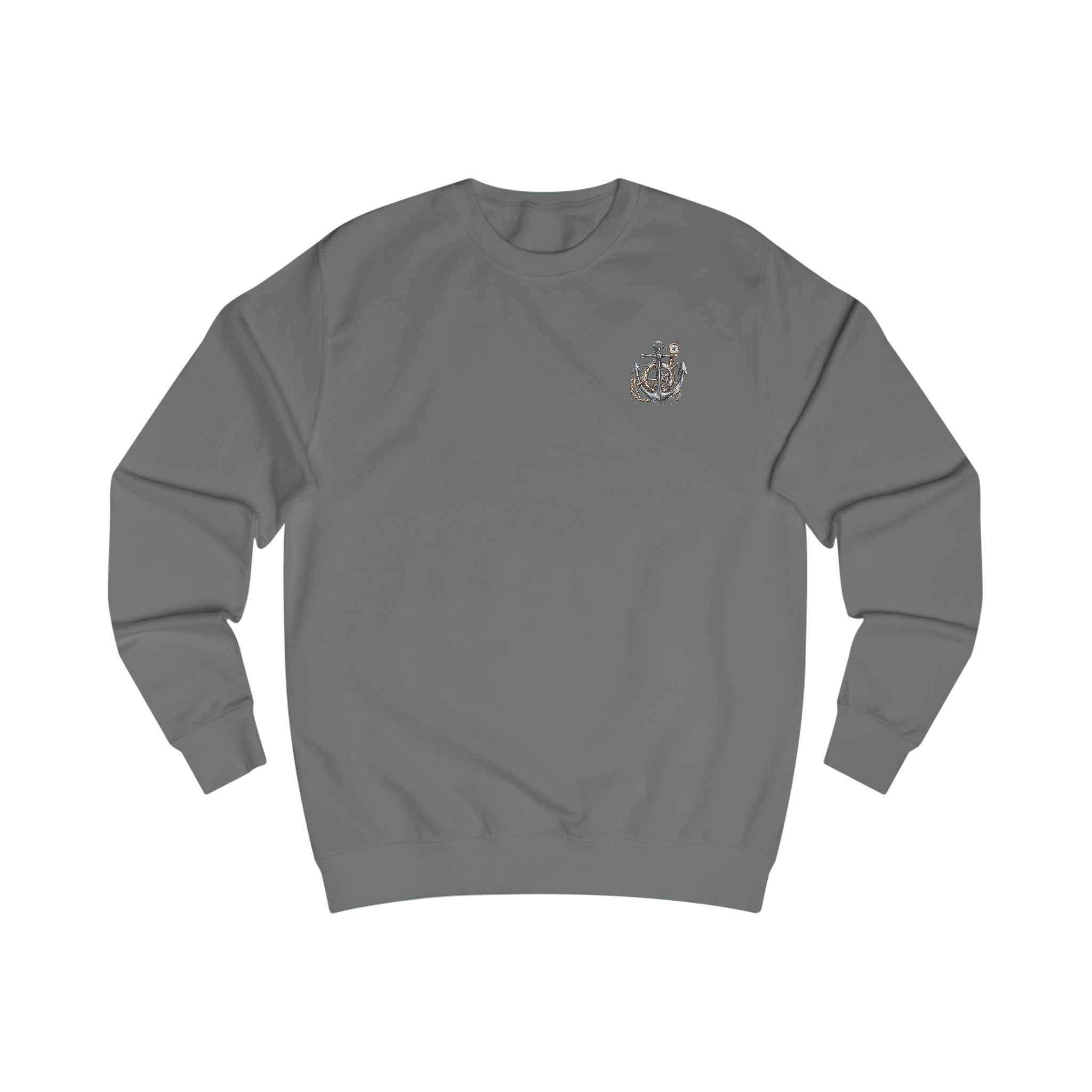 Nautical Compass Sweatshirt — Vintage Maritime Crewneck