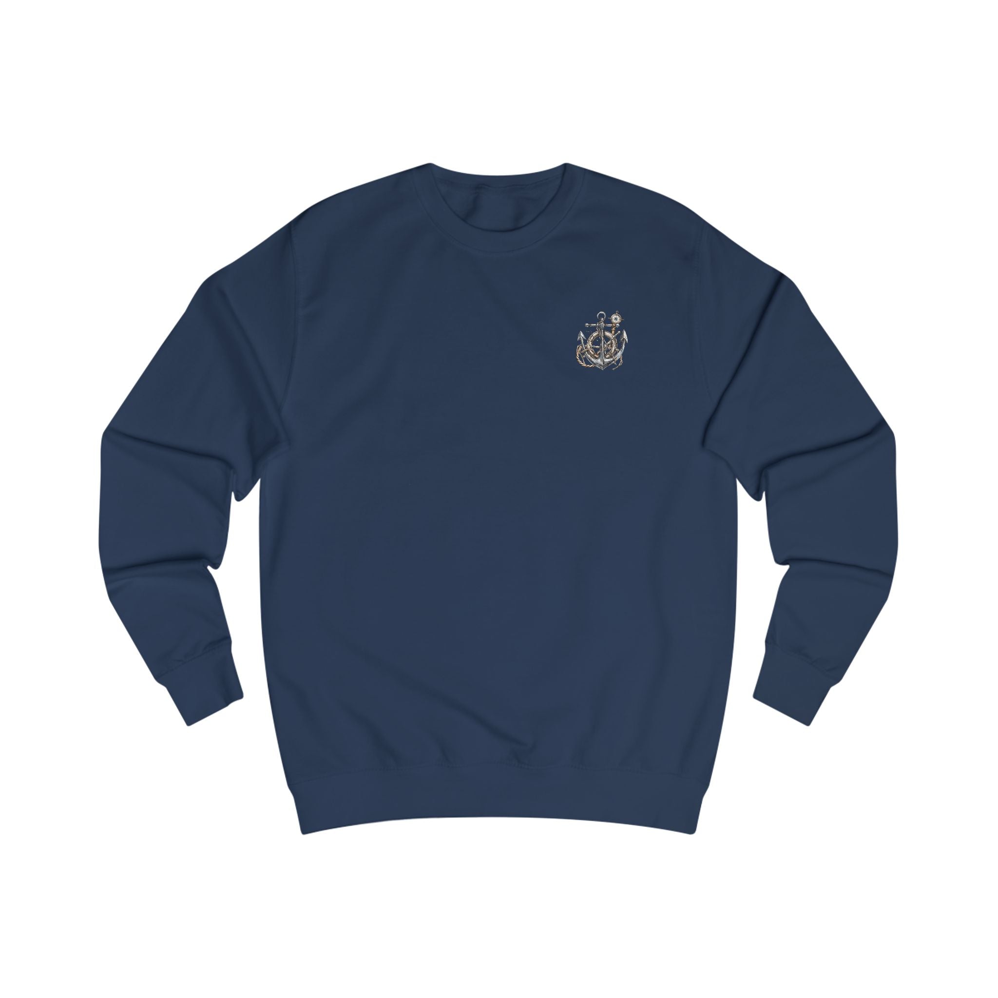 Nautical Compass Sweatshirt — Vintage Maritime Crewneck