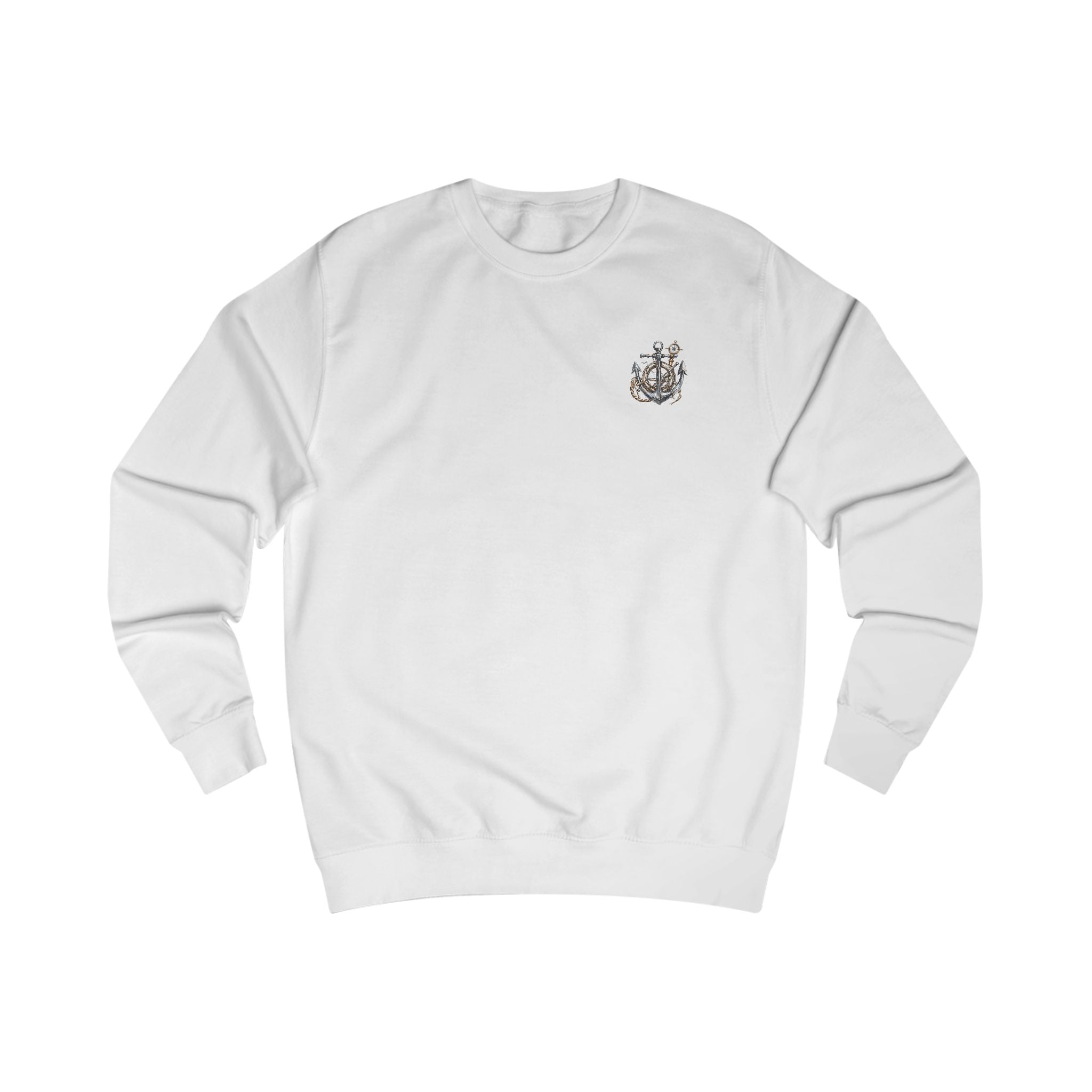 Nautical Compass Sweatshirt — Vintage Maritime Crewneck