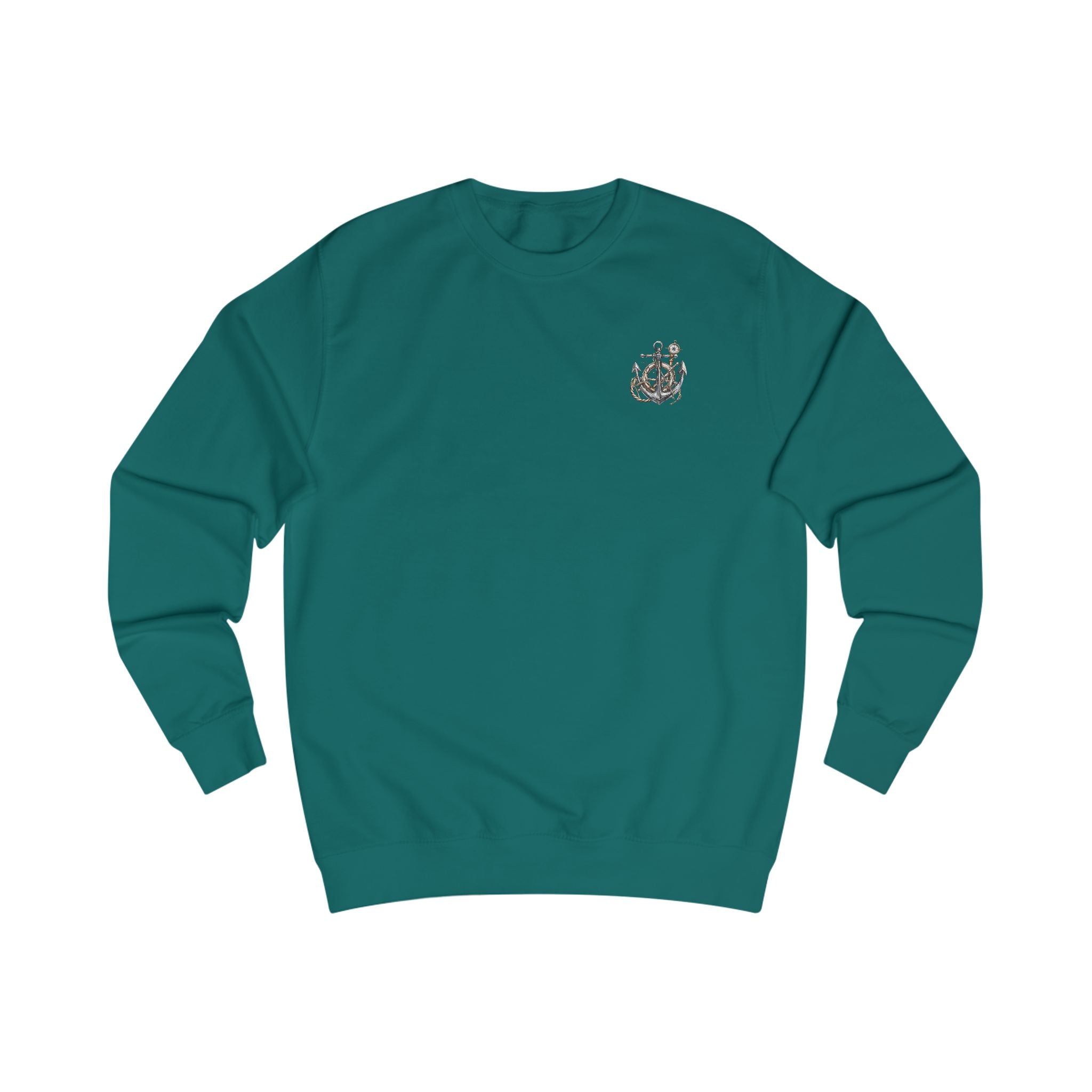 Nautical Compass Sweatshirt — Vintage Maritime Crewneck