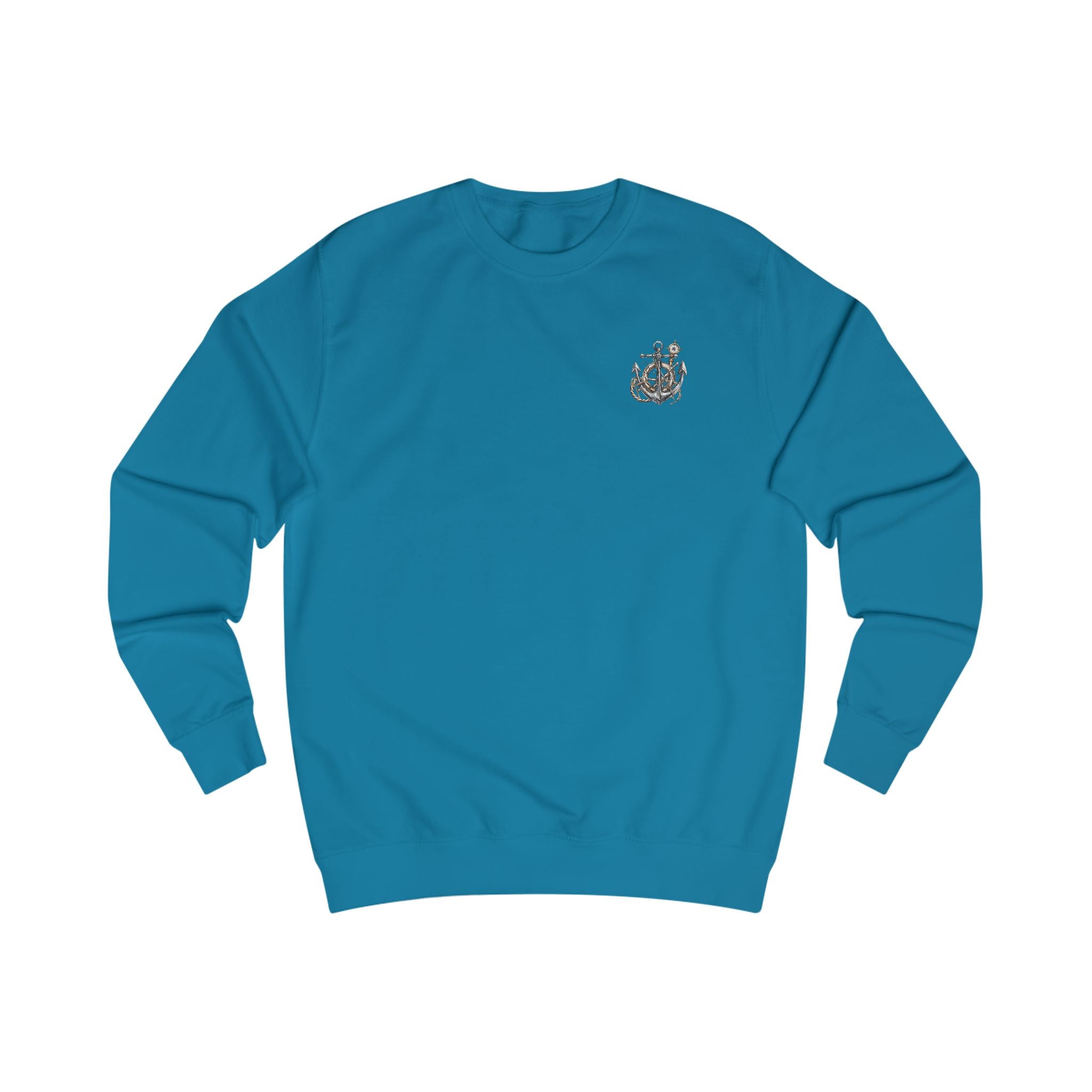 Nautical Compass Sweatshirt — Vintage Maritime Crewneck