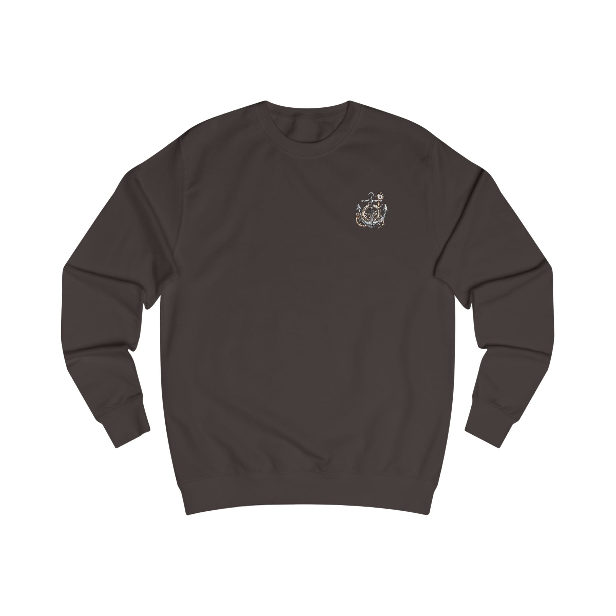 Nautical Compass Sweatshirt — Vintage Maritime Crewneck