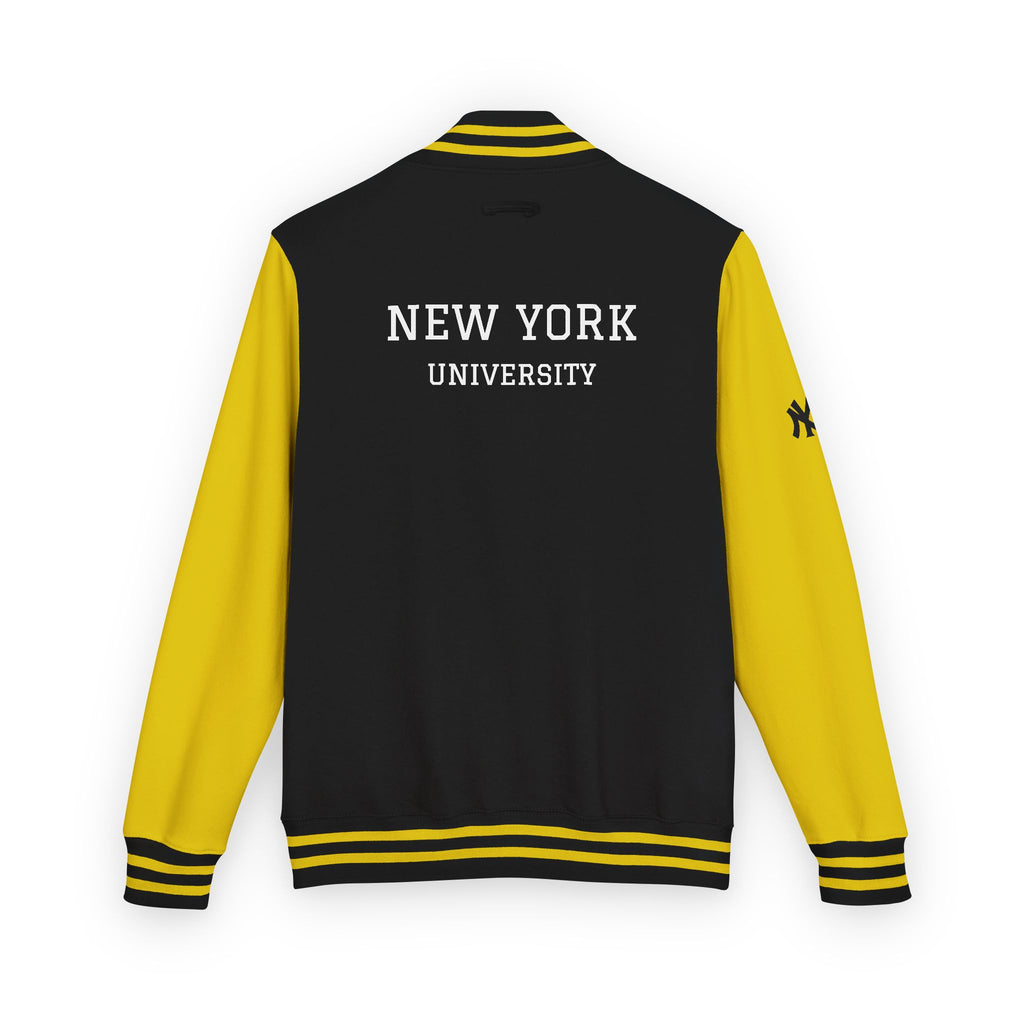 New York Letterman Jacket Varsity Style Red & White Baseball Jacket