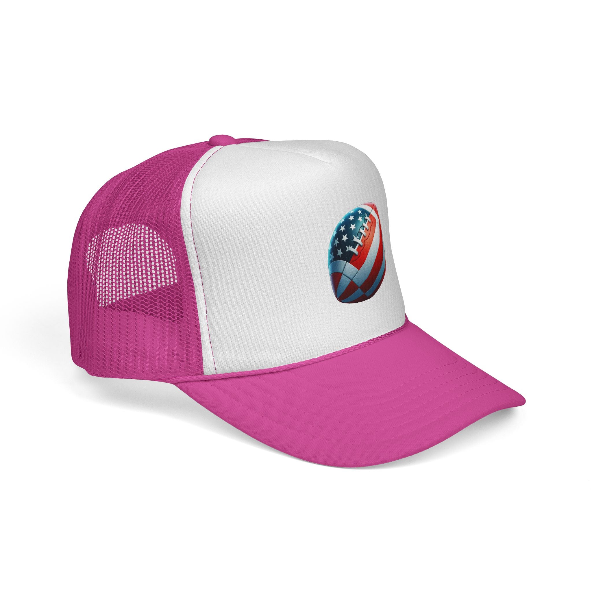 American Football Trucker Cap  Retro Gridiron Hat