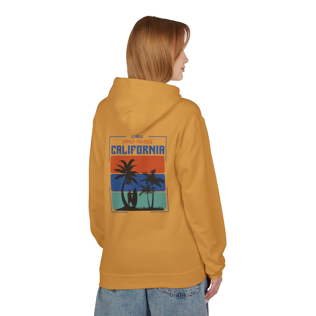 California Sunset Surf Hoodie  Summer Vacation Beach Pullover