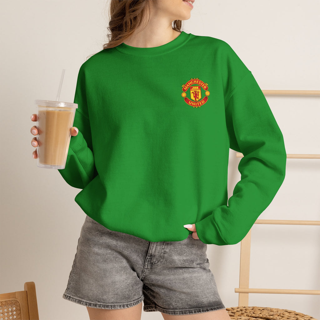 Crewneck Sweatshirt — Manchester United FC Logo Pullover