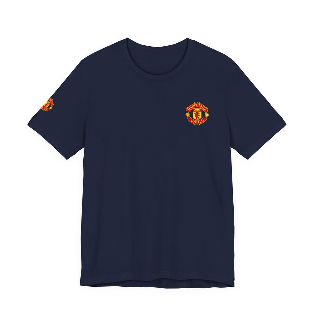 Manchester United Crest T-Shirt Soccer Club Logo Tee