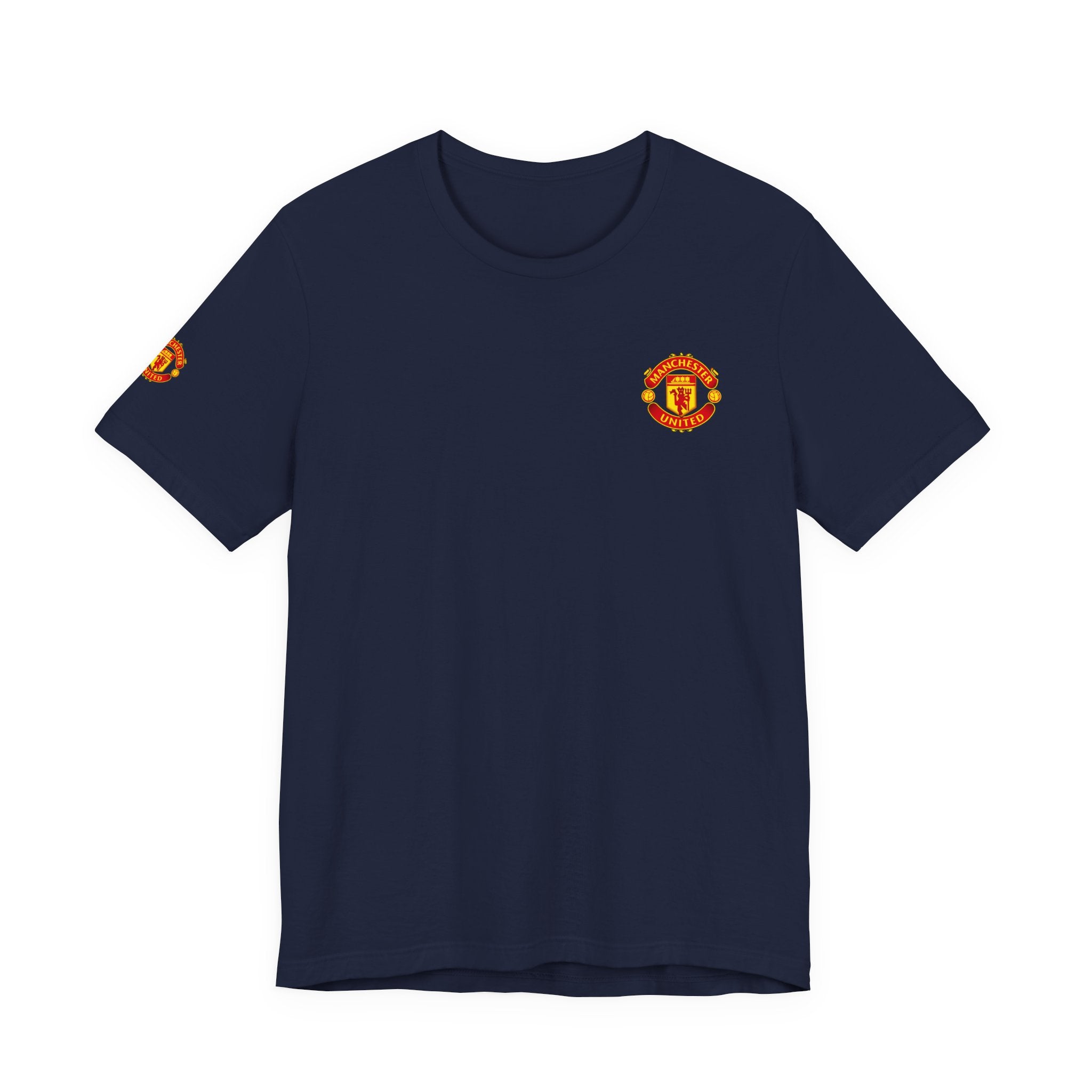 Manchester United Crest T-Shirt Soccer Club Logo Tee