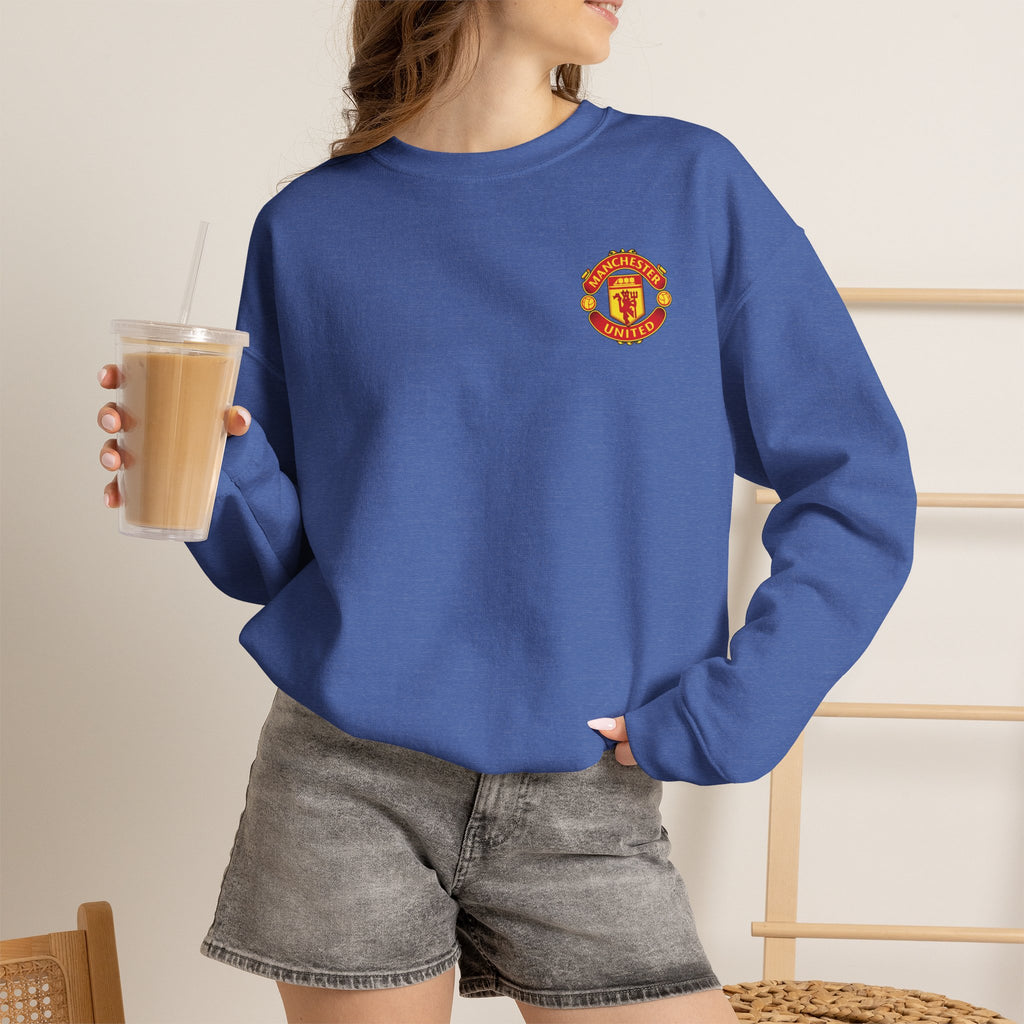 Crewneck Sweatshirt — Manchester United FC Logo Pullover