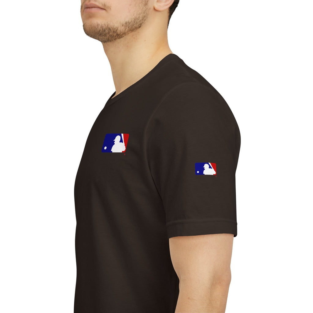 Baseball Logo T-Shirt  Minimal Chest Patch Tee