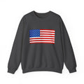 American Flag Sweatshirt | USA Stars Stripes Patriotic Crewneck