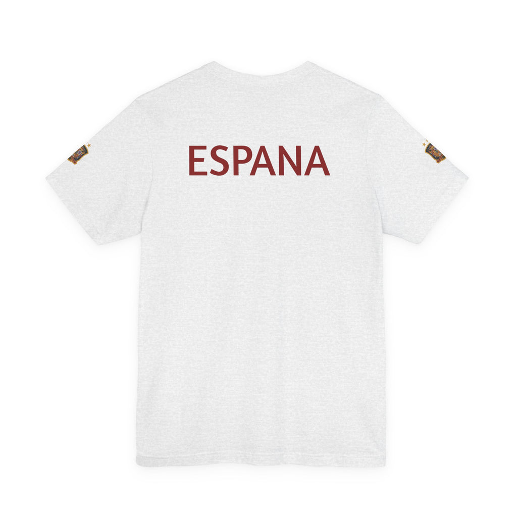 Spain Pride Unisex T-Shirt, Casual Wear, Spain Tee, Travel Souvenir, Sports Fan Gear, Spain Gifts, Cool Summer Shirt