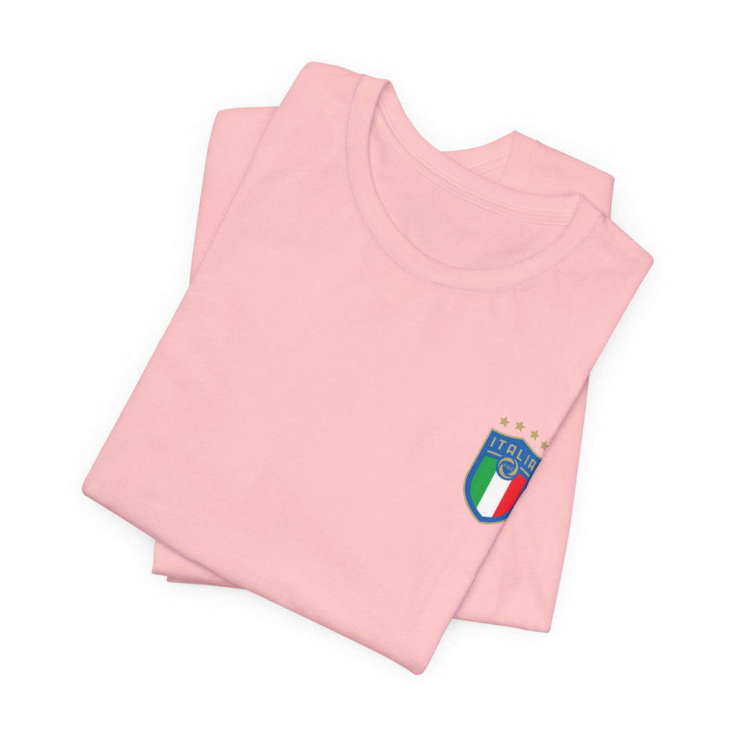 Italy Crest Tee  Italian Flag Shield T-Shirt
