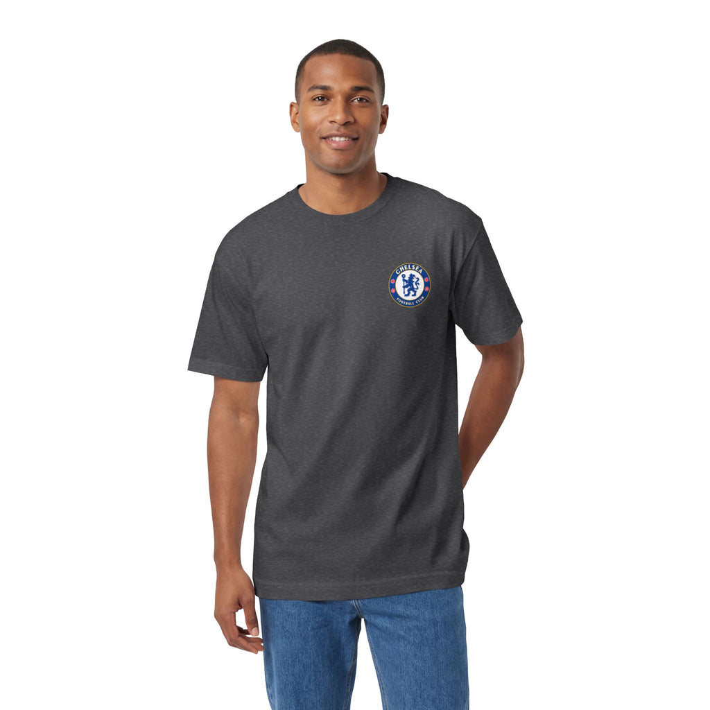 Chelsea Football Club Tee Minimal Crest Front & CHELSEA Back