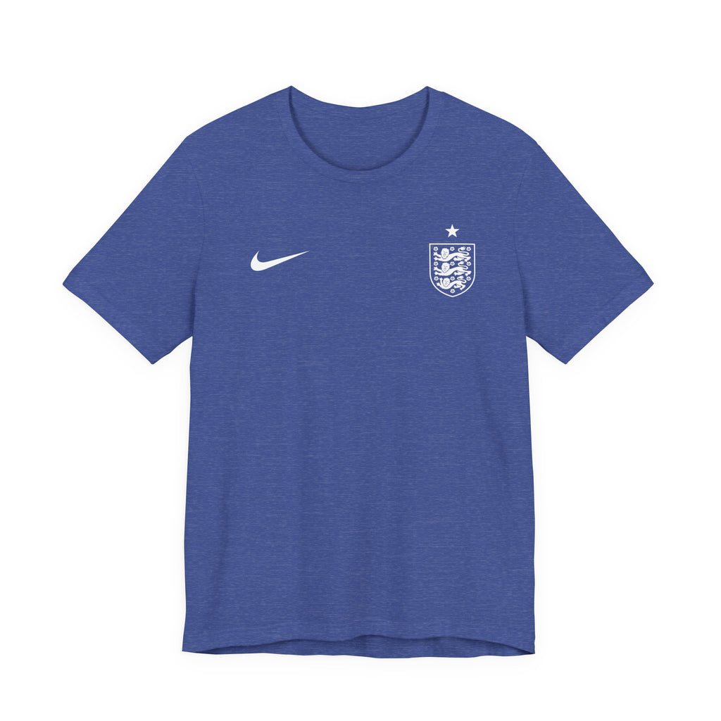 England Crest Soccer Tee — 'ENGLAND' Back Graphic