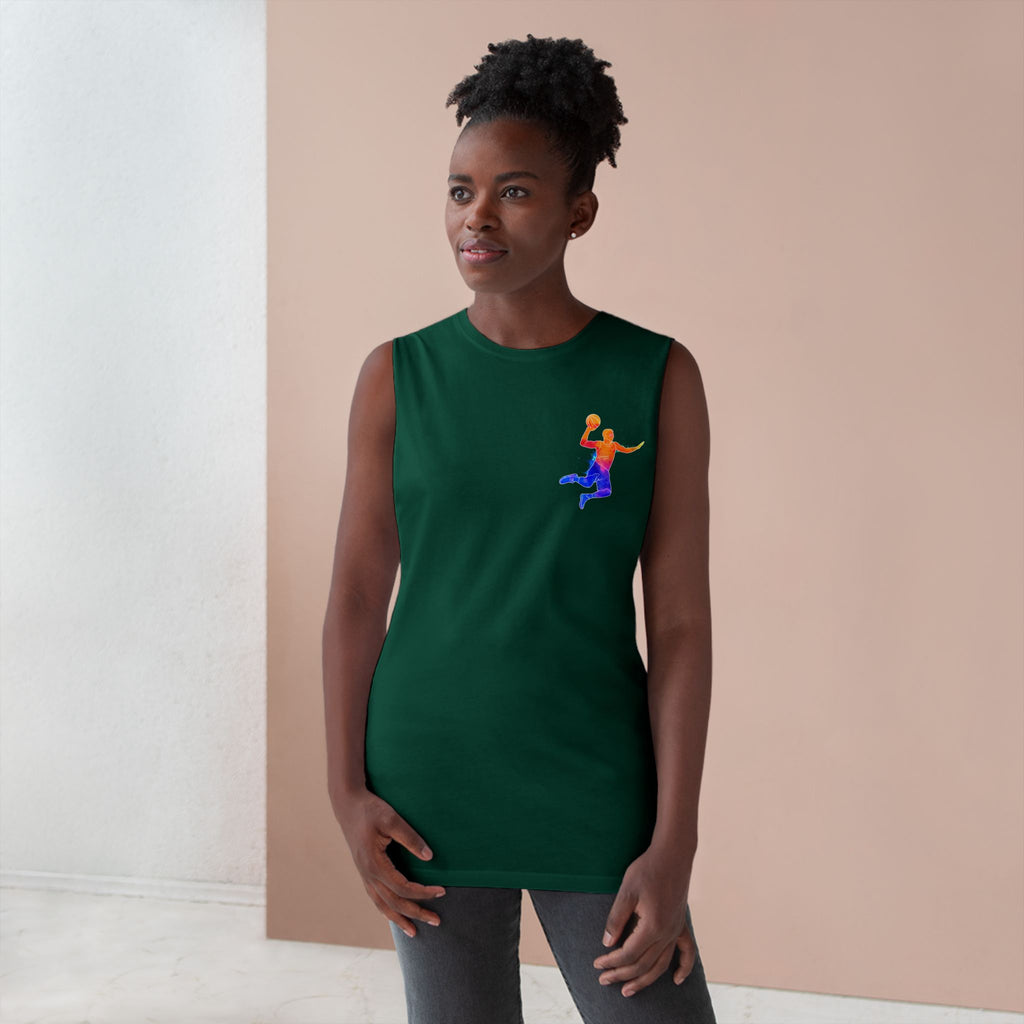 Basketball Tank Top  Colorful Player Graphic Athletic Workout Shirt