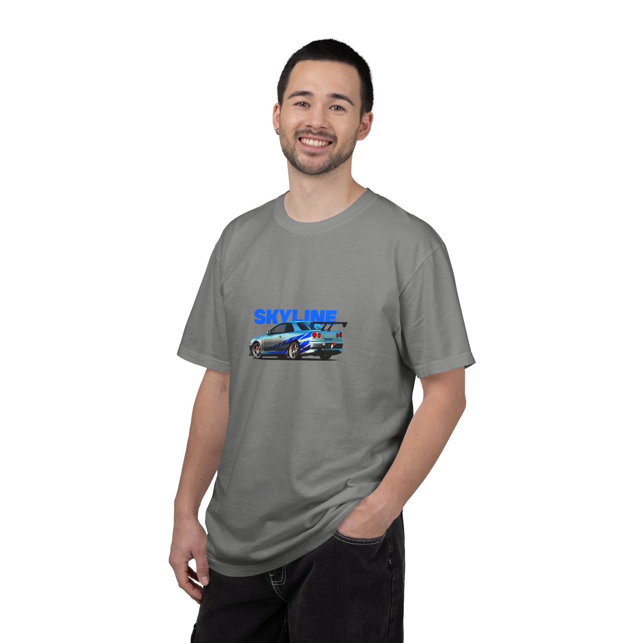 Nissan Skyline R34 Car T-shirt Vintage JDM Racing Tee