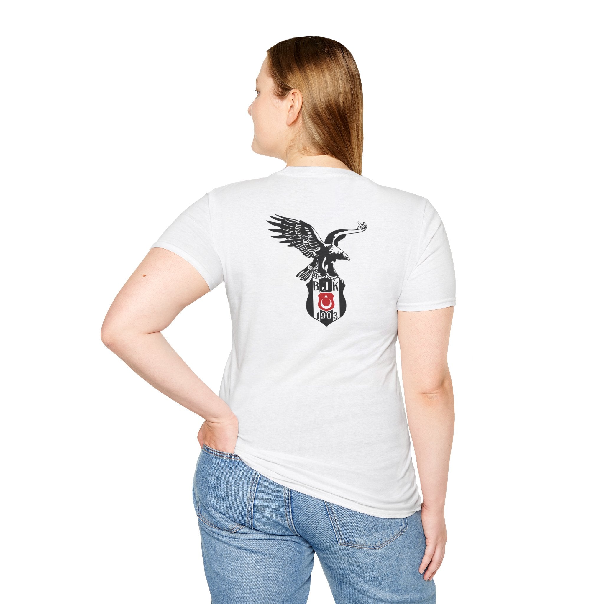 Besiktas Eagle T-Shirt  Football Club Crest Tee soccer jersey