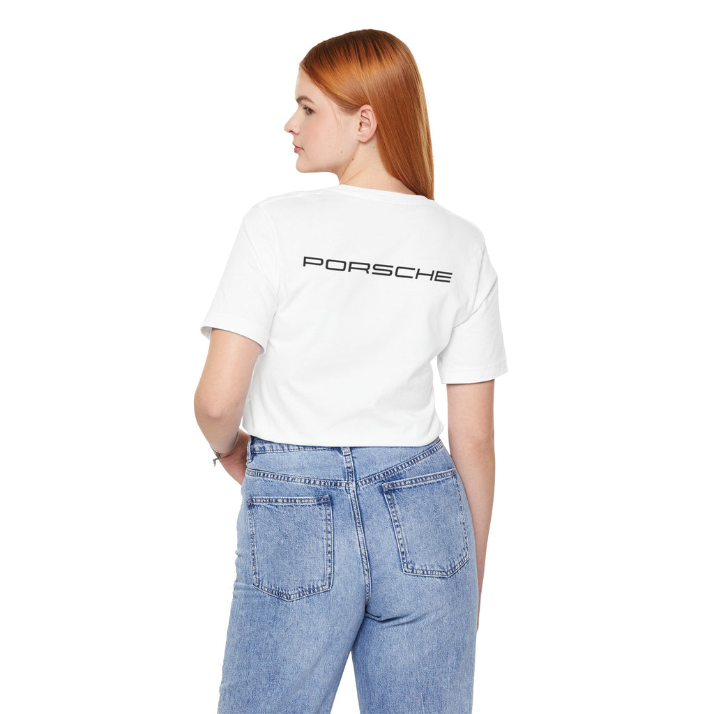 Porsche Crest Tee — Classic Logo Short Sleeve Shirt