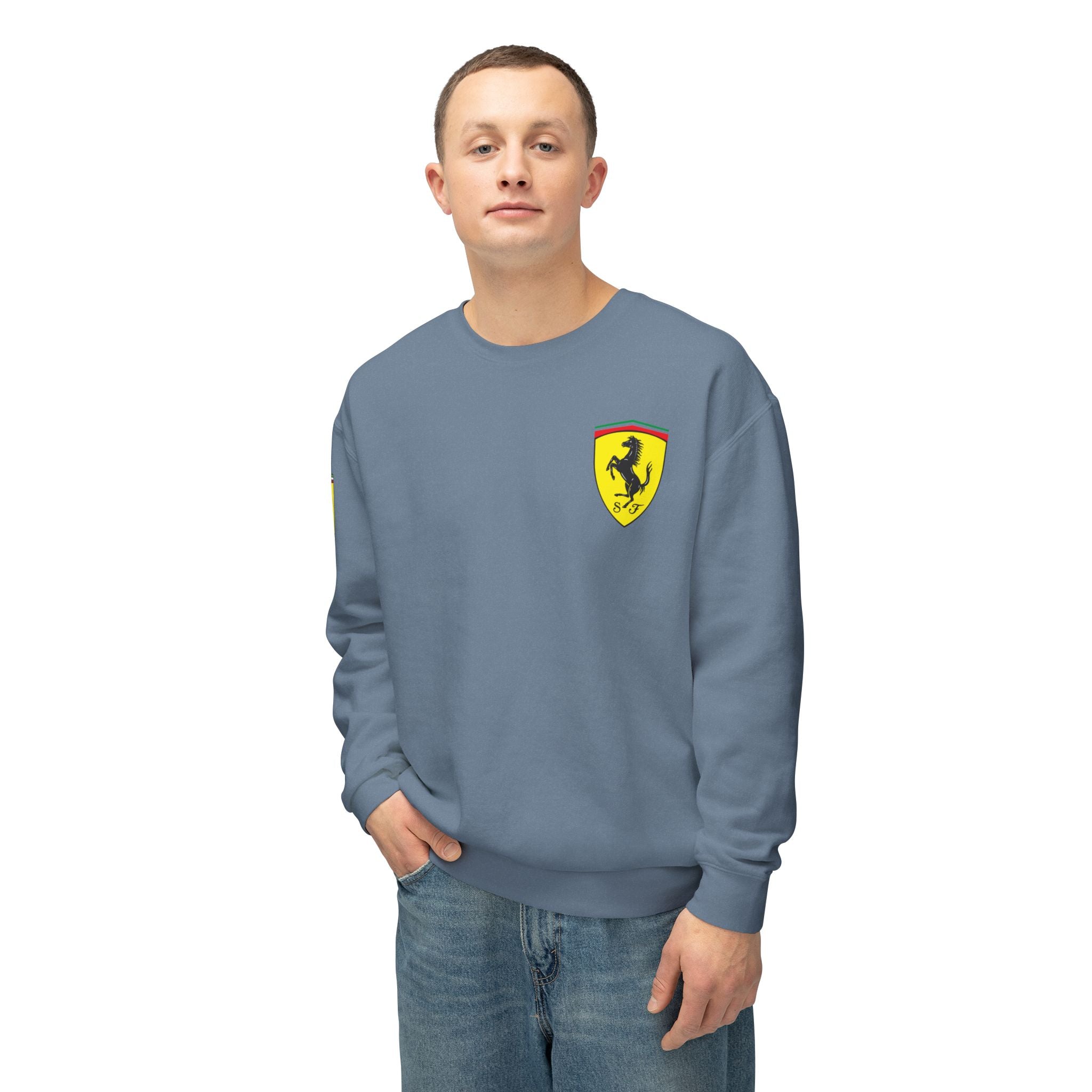 Ferrari Logo Crewneck Sweatshirt