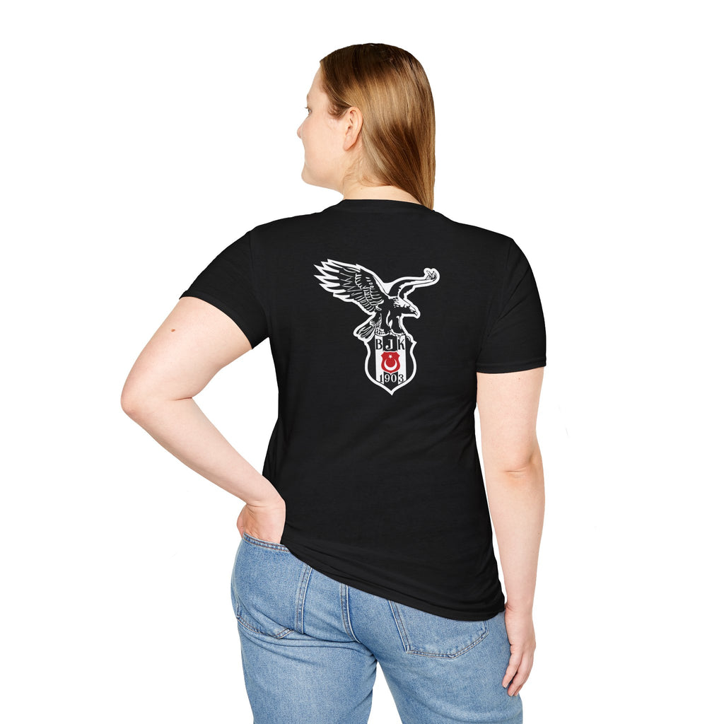 Besiktas Eagle T-Shirt  Football Club Crest Tee soccer jersey