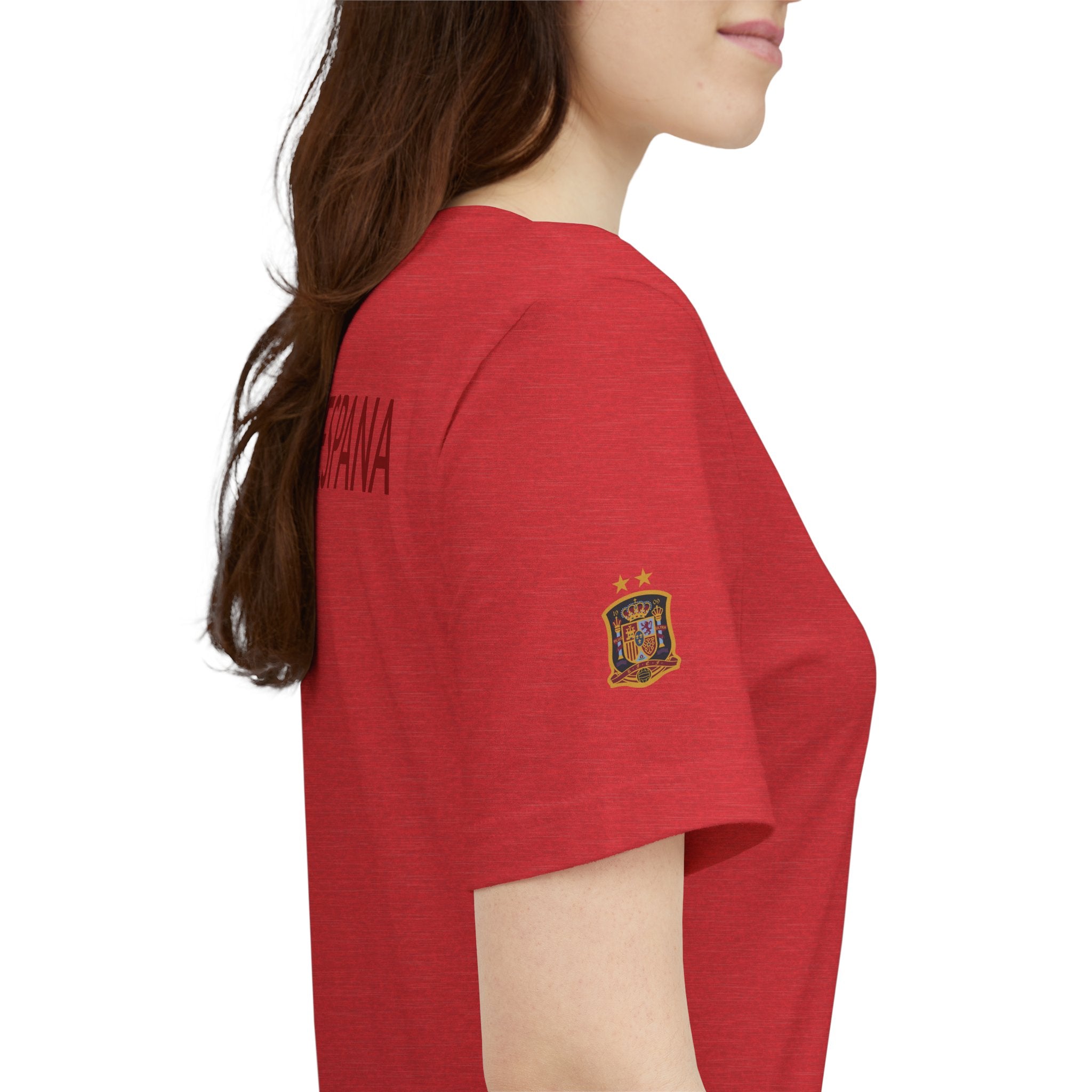 Spain Pride Unisex T-Shirt, Casual Wear, Spain Tee, Travel Souvenir, Sports Fan Gear, Spain Gifts, Cool Summer Shirt