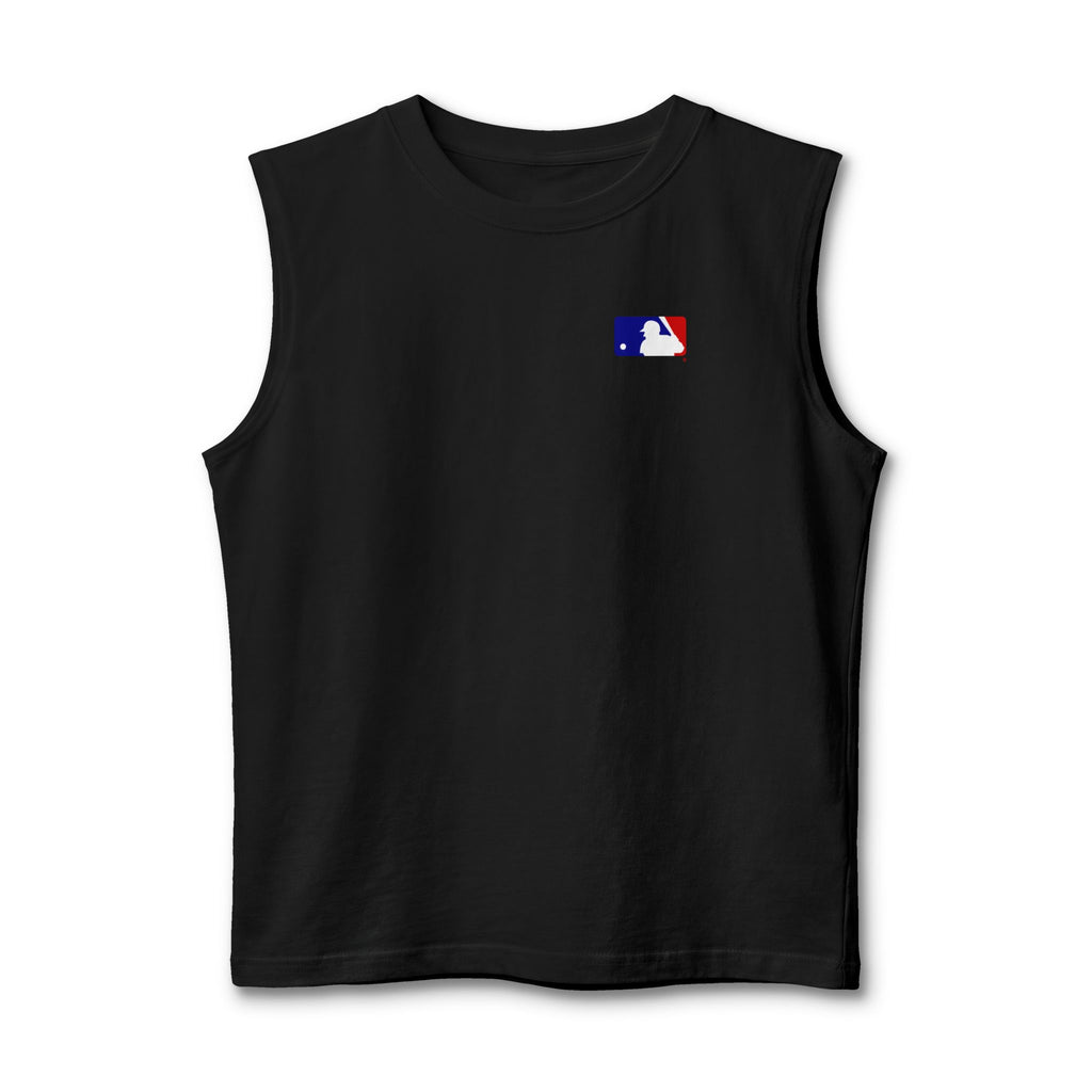 Baseball Logo Muscle Tank  MLB Inspired Sleeveless Tee