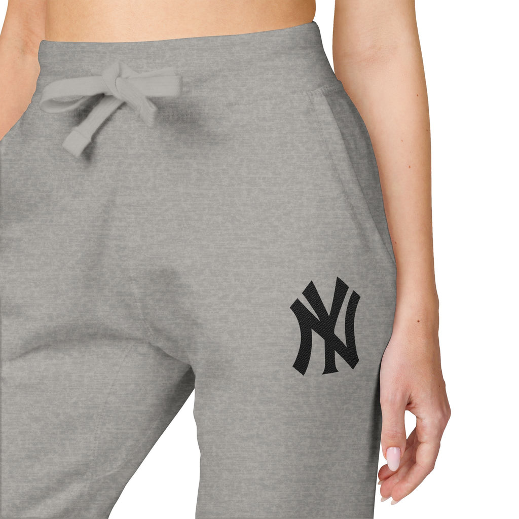 Embroidered Logo Fleece Sweatpants Cozy Everyday Joggers