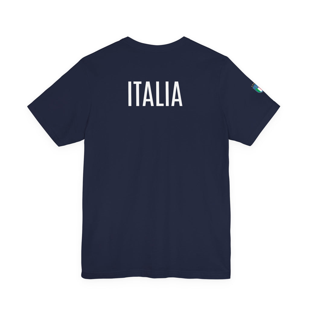 Italy Crest Tee  Italian Flag Shield T-Shirt