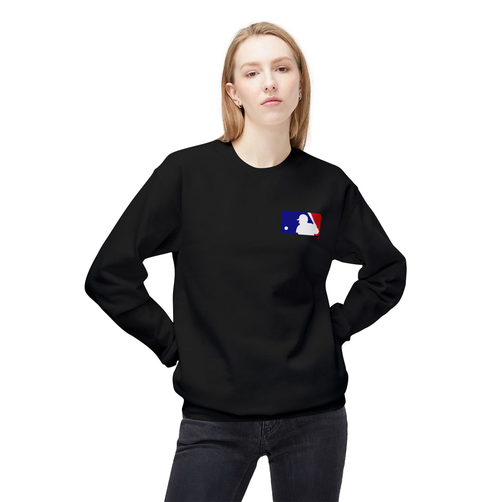 Baseball Silhouette Sweatshirt | Small Chest Logo, MLB Style