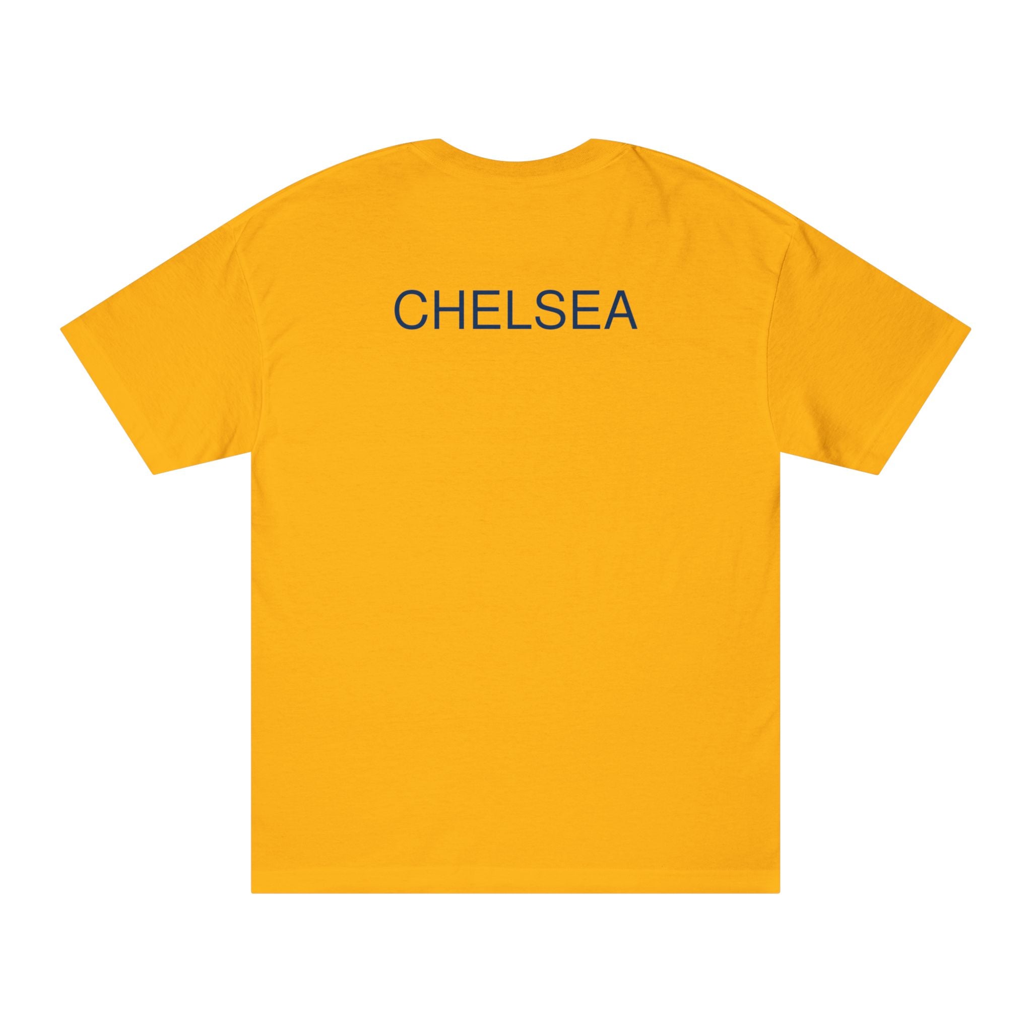 Chelsea Football Club Tee Minimal Crest Front & CHELSEA Back