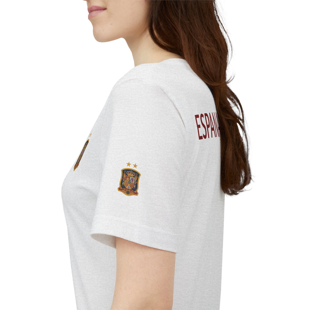 Spain Pride Unisex T-Shirt, Casual Wear, Spain Tee, Travel Souvenir, Sports Fan Gear, Spain Gifts, Cool Summer Shirt