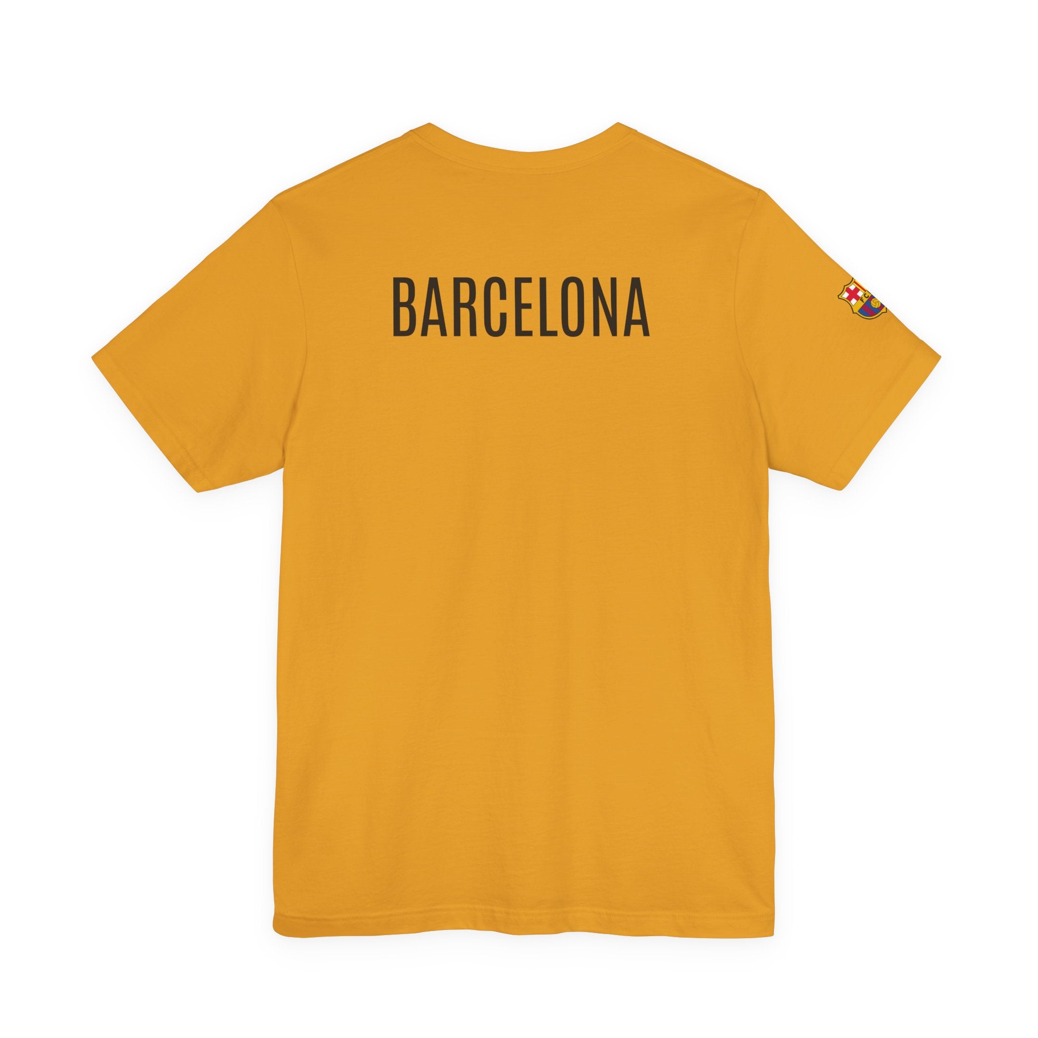 Barcelona Crest T‑Shirt  Minimal Football Fan Tee