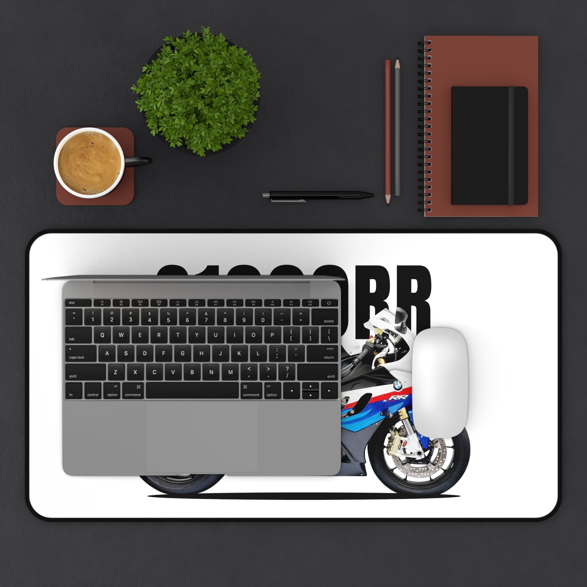 S1000RR Motorcycle Desk Mat — Sportbike Racing Mouse Pad