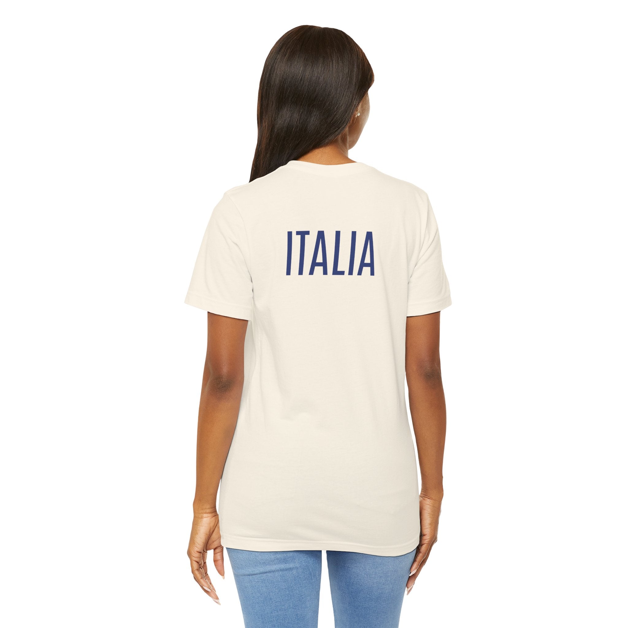 Italy Crest Tee  Italian Flag Shield T-Shirt