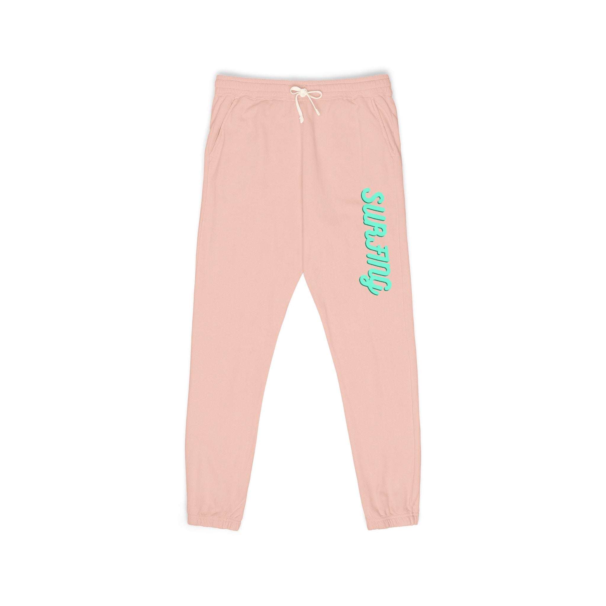 Surfing Fleece Sweatpants Casual Coastal Lounge Joggers