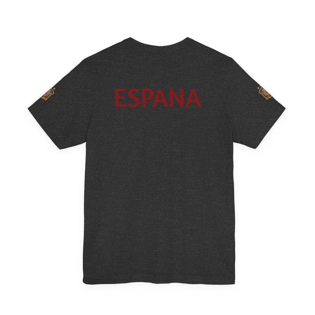 Spain Pride Unisex T-Shirt, Casual Wear, Spain Tee, Travel Souvenir, Sports Fan Gear, Spain Gifts, Cool Summer Shirt