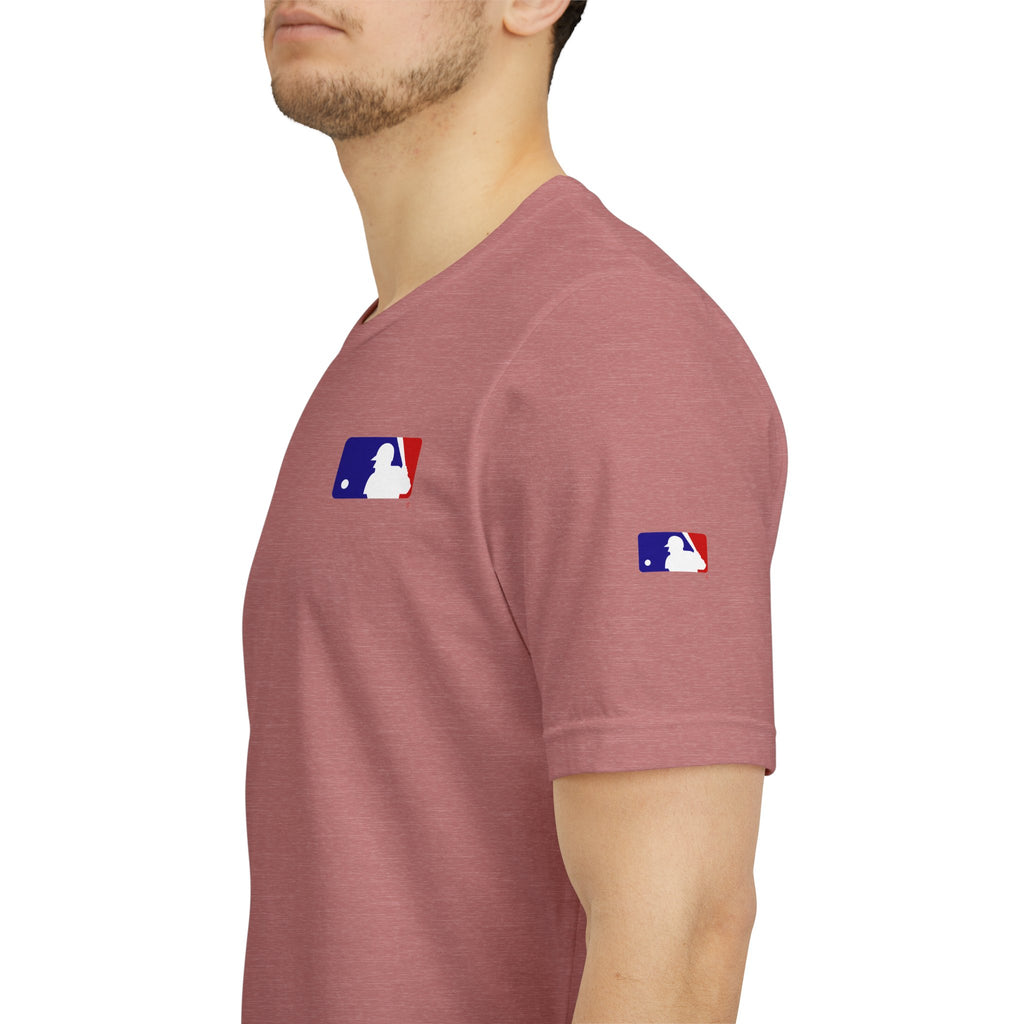 Baseball Logo T-Shirt  Minimal Chest Patch Tee