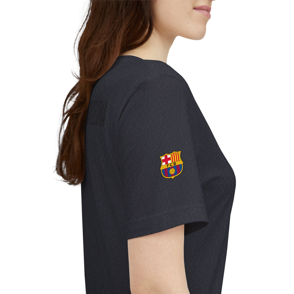 Barcelona Crest T‑Shirt  Minimal Football Fan Tee