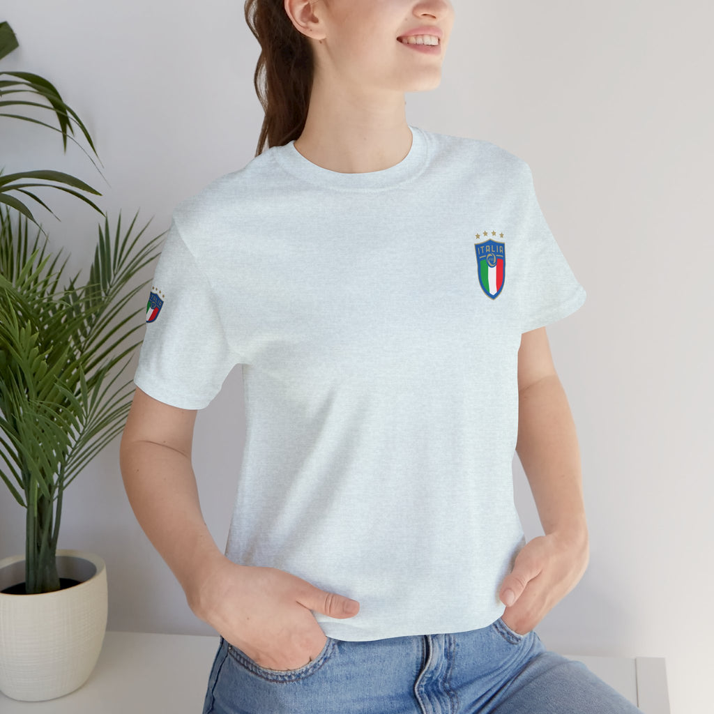 Italy Crest Tee  Italian Flag Shield T-Shirt