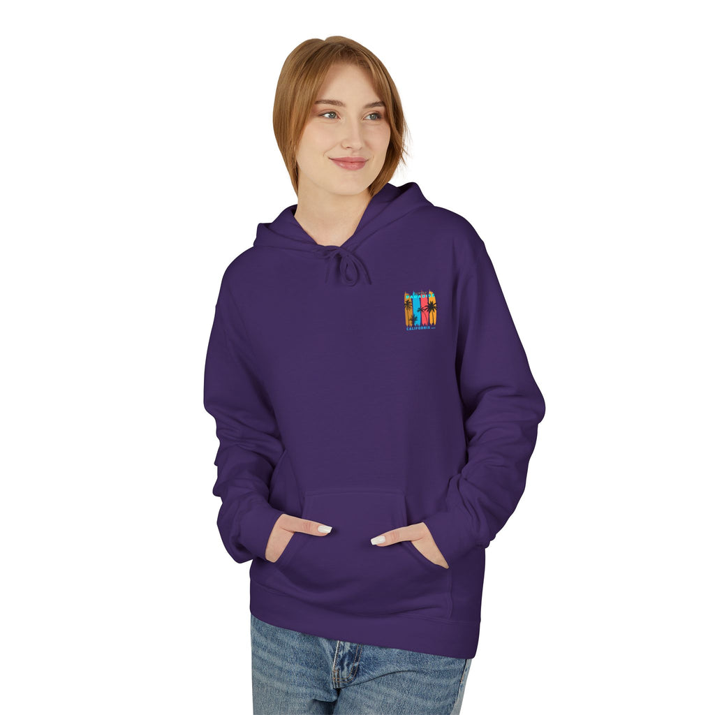 California Sunset Surf Hoodie  Summer Vacation Beach Pullover