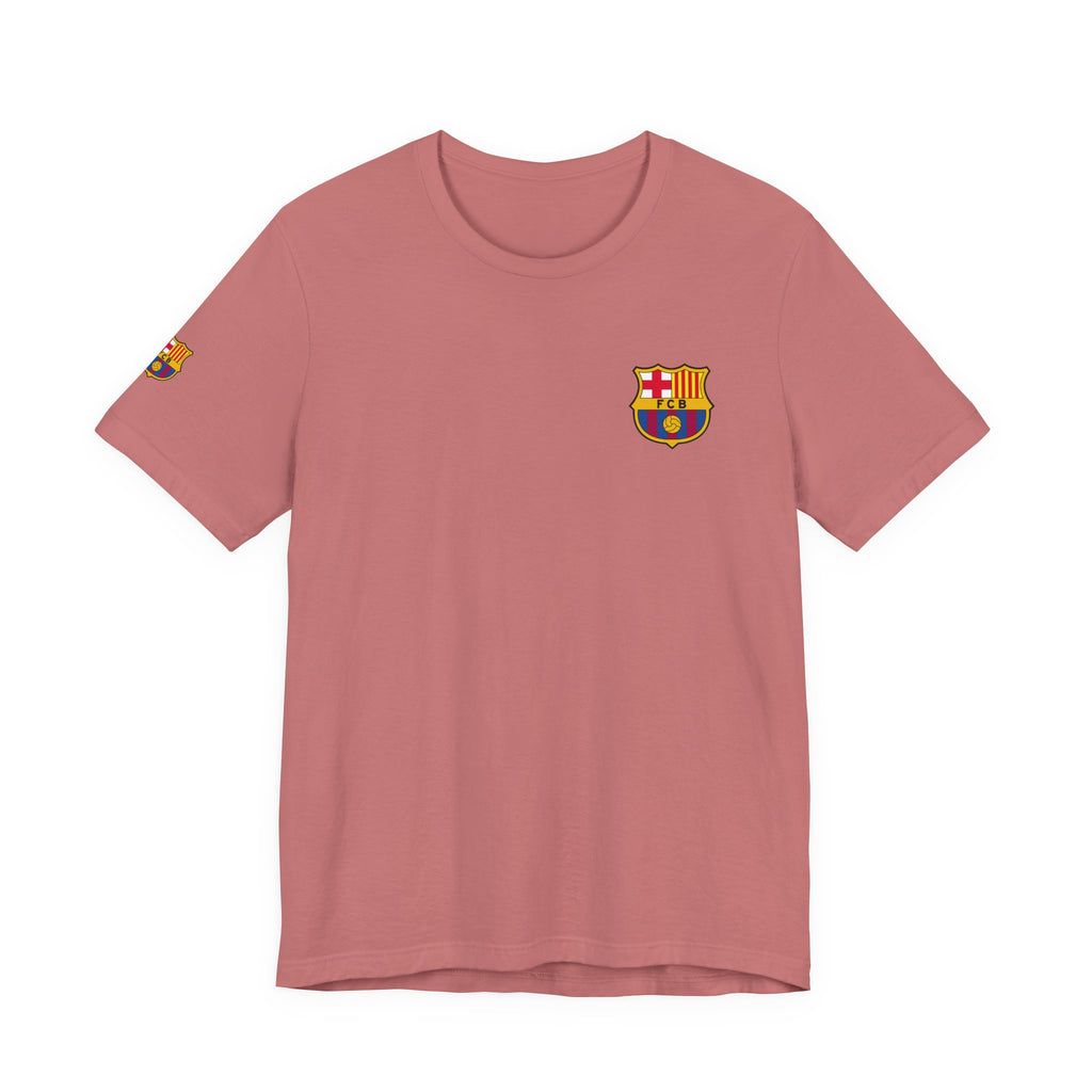 Barcelona Crest T‑Shirt  Minimal Football Fan Tee