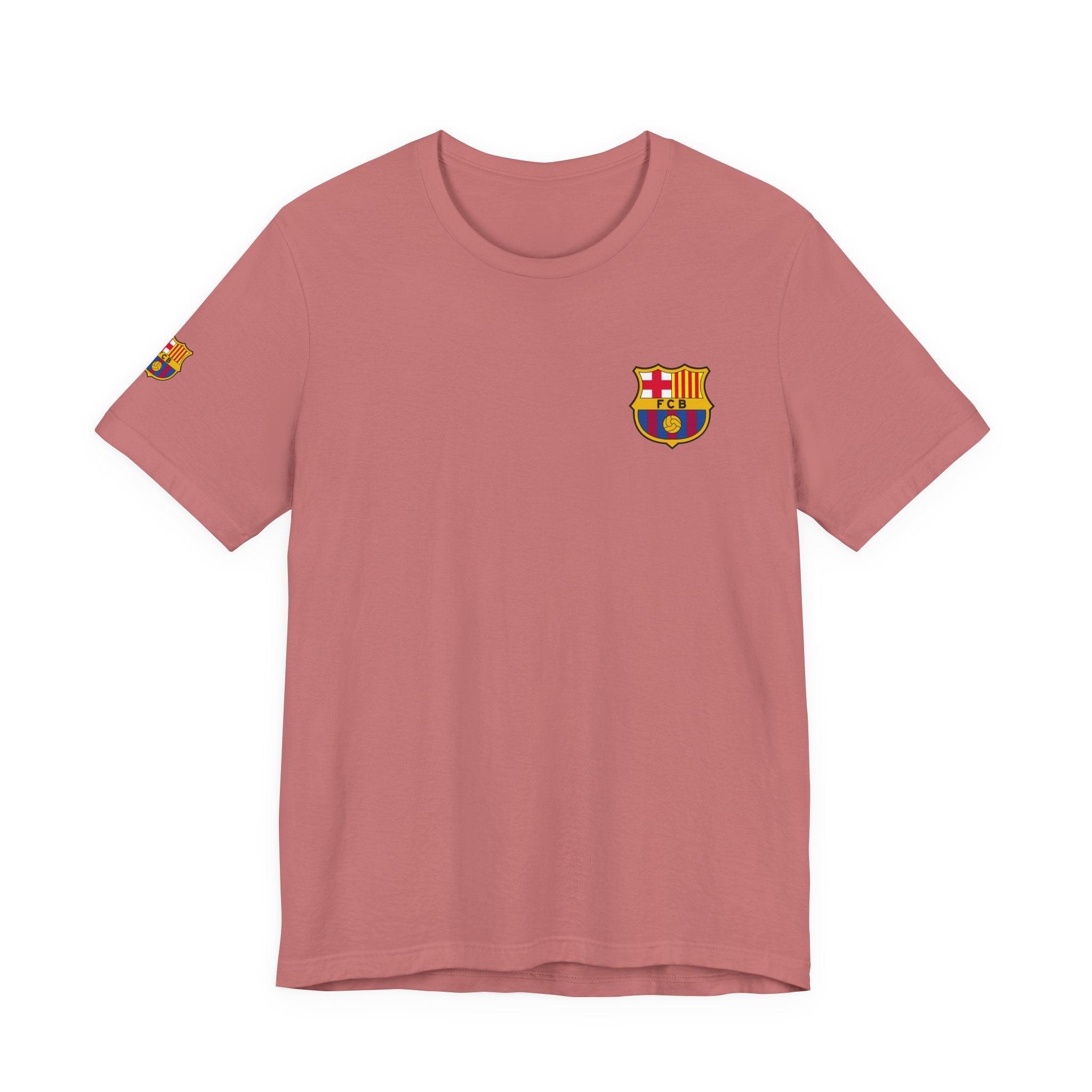 Barcelona Crest T‑Shirt  Minimal Football Fan Tee