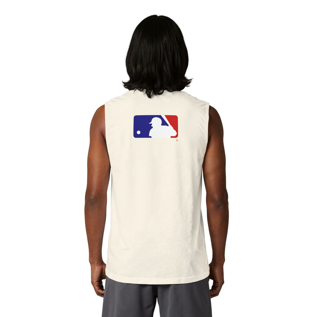Baseball Logo Muscle Tank  MLB Inspired Sleeveless Tee