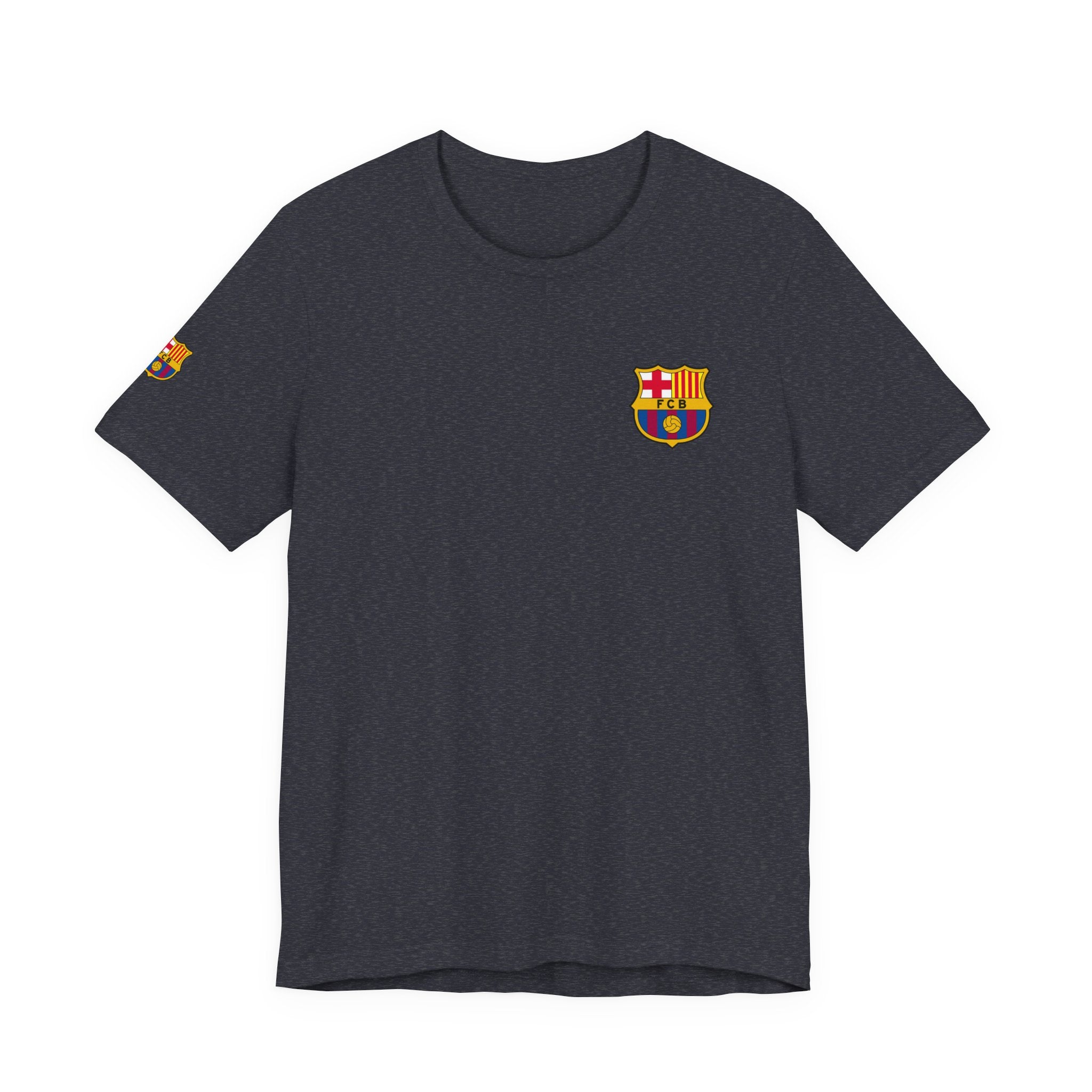 Barcelona Crest T‑Shirt  Minimal Football Fan Tee