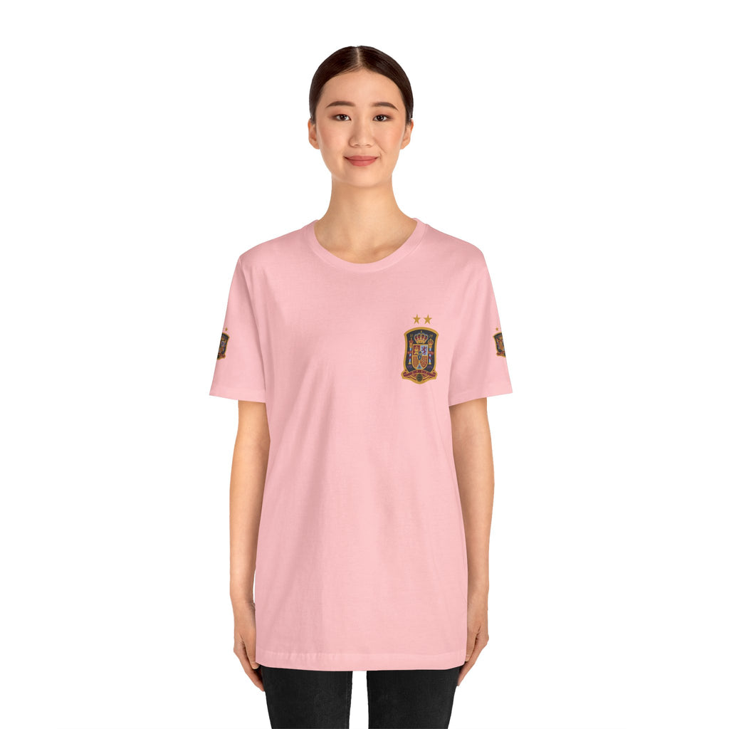 Spain Pride Unisex T-Shirt, Casual Wear, Spain Tee, Travel Souvenir, Sports Fan Gear, Spain Gifts, Cool Summer Shirt