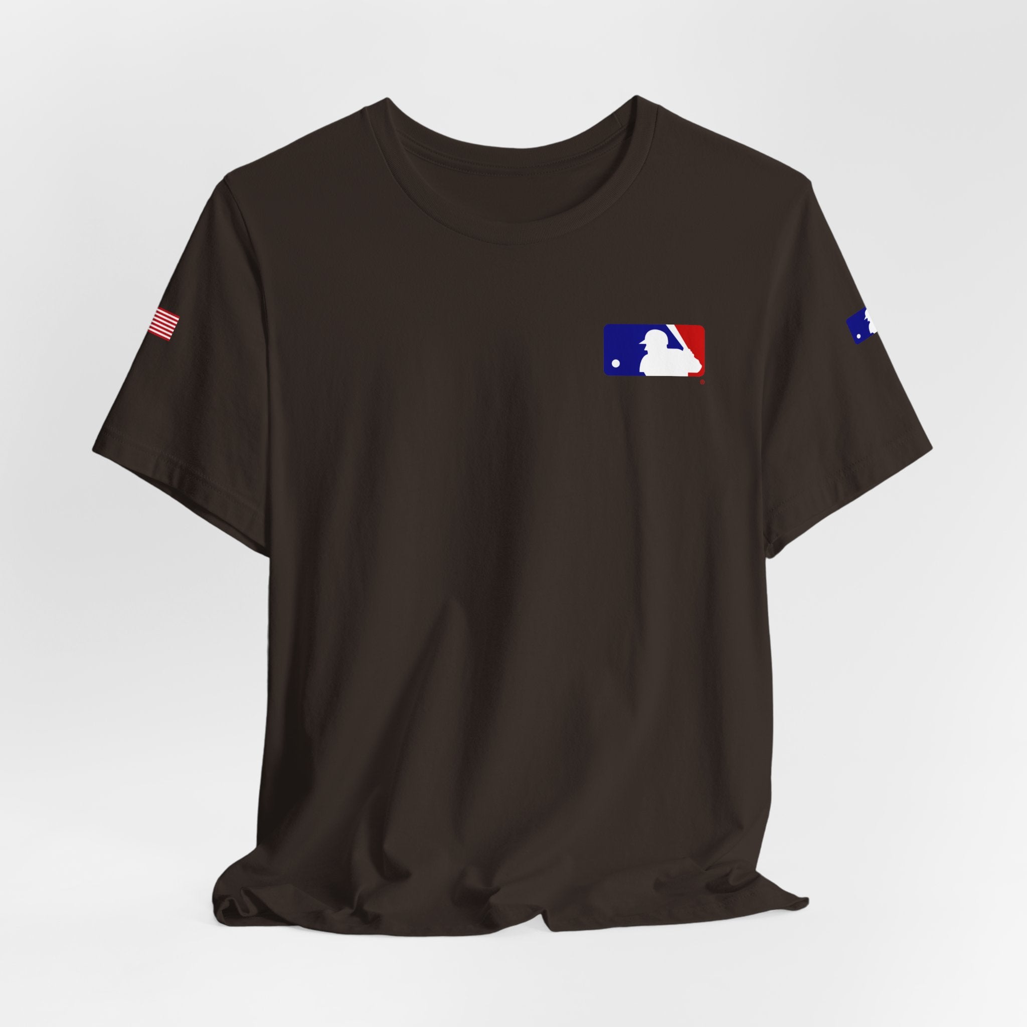 Baseball Logo T-Shirt  Minimal Chest Patch Tee