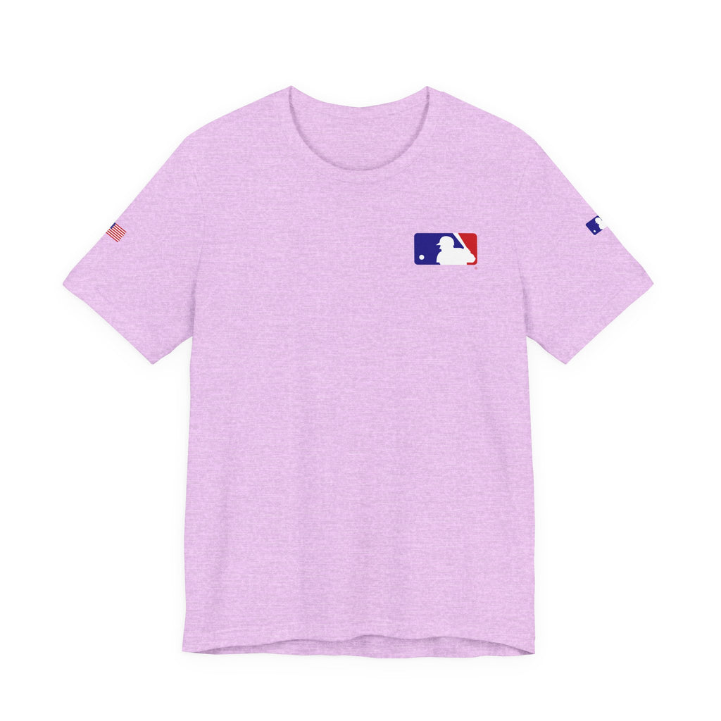Baseball Logo T-Shirt  Minimal Chest Patch Tee